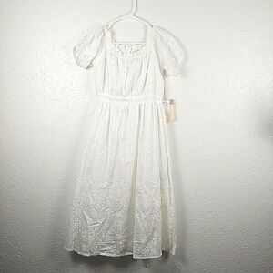 Sunday MI Amor MAXI White Eyelet Dress